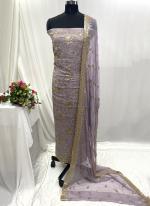 Shimmer Silk Lilac Festival Wear Hand Work Salwar Suit